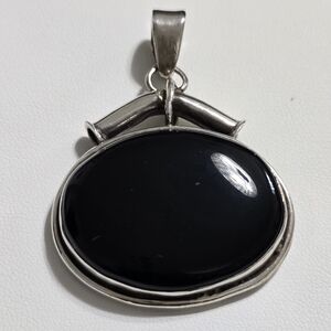 Black and Silver Pendant
